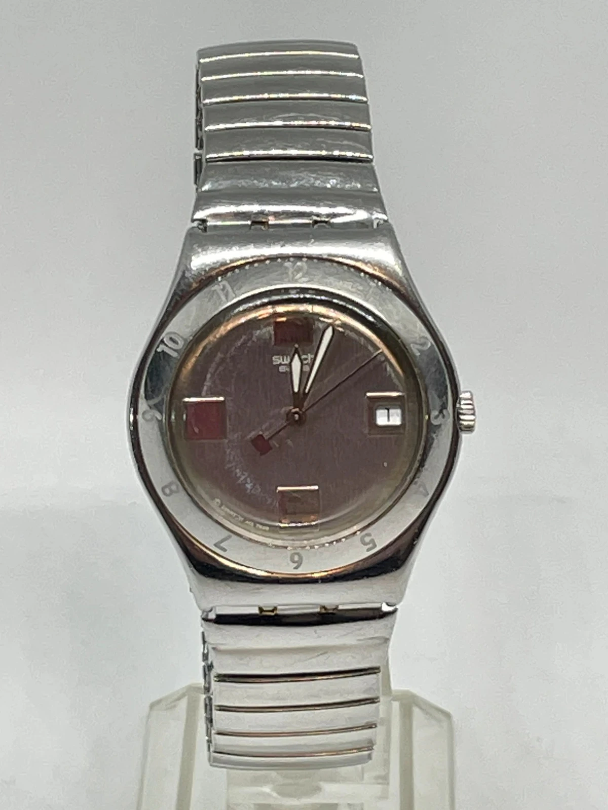 Relógio Swatch Irony Vintage 1999 de aço inoxidável em excelente estado – photo 3